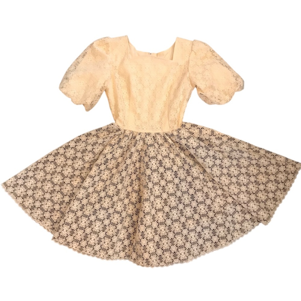 Vintage Square Dance Dress Sz 8 made in USA